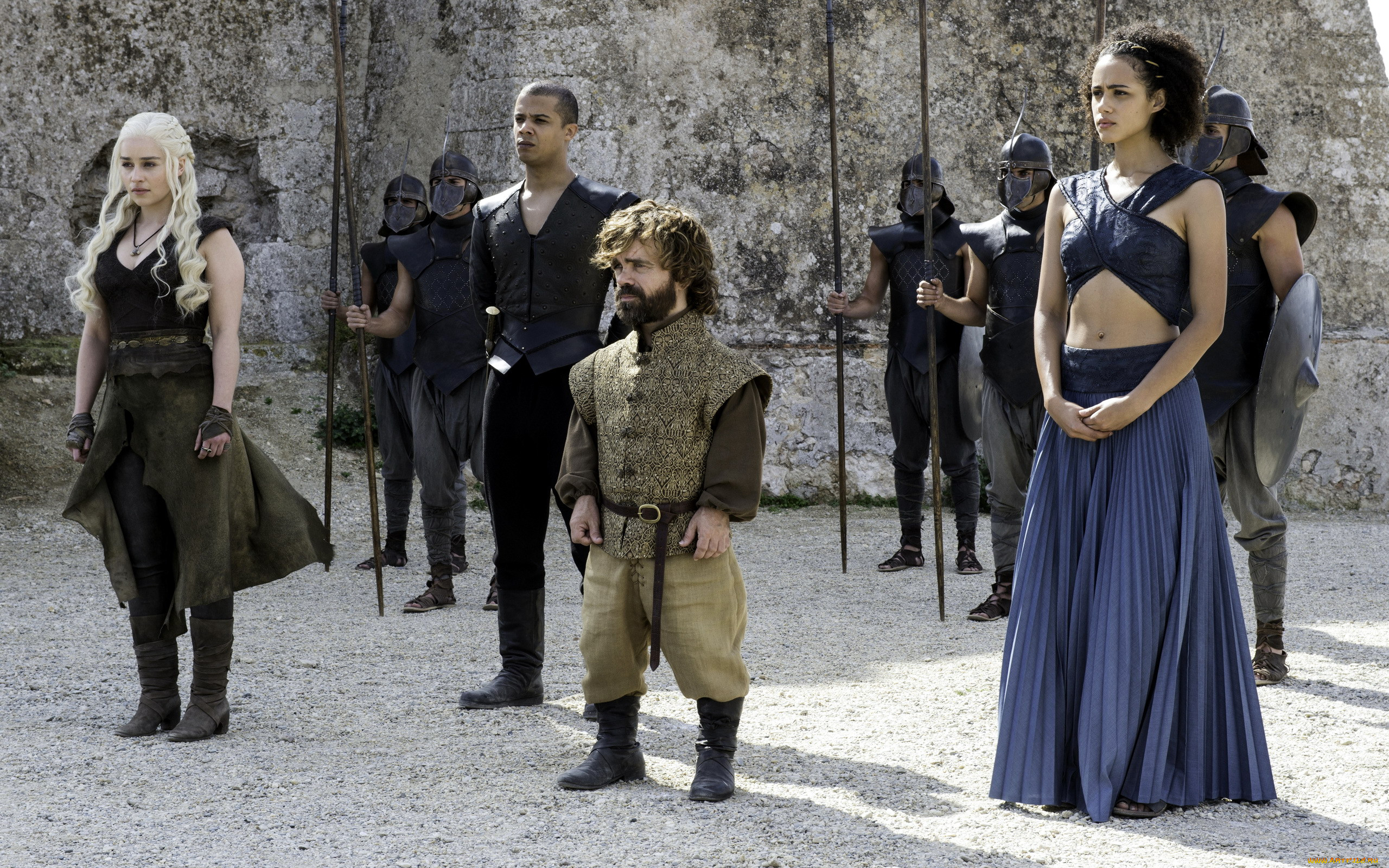  , game of thrones , , missandei, daenerys, targaryen, grey, worm, tyrion, lannister